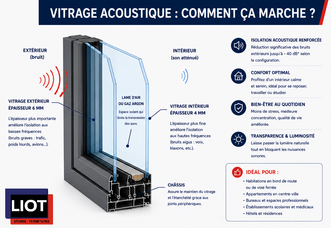 croquis double vitrage silence