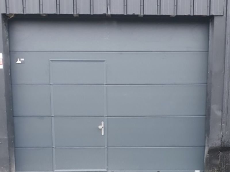 porte garage avec portillon